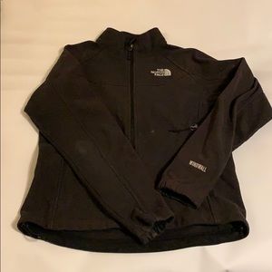 North Face brown fleece jacket WOMENS